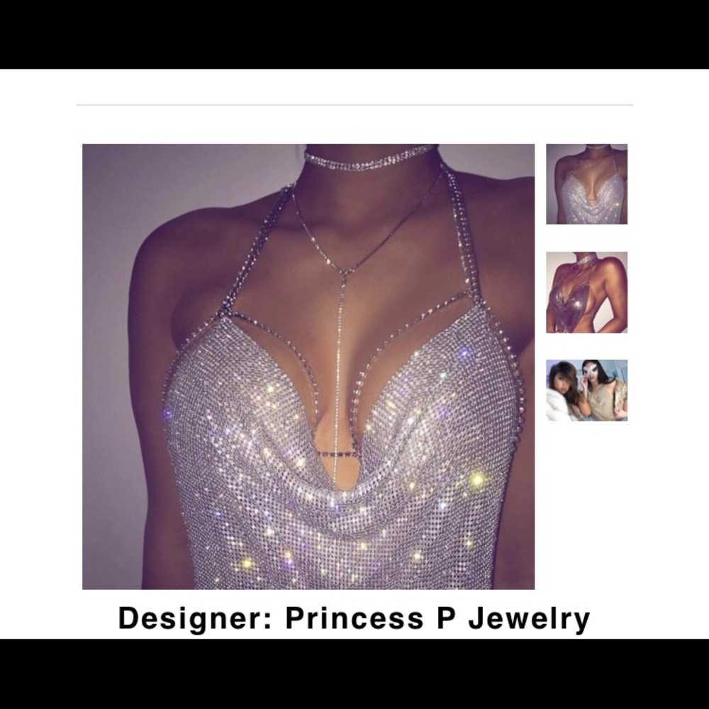 Backless Royalty Top